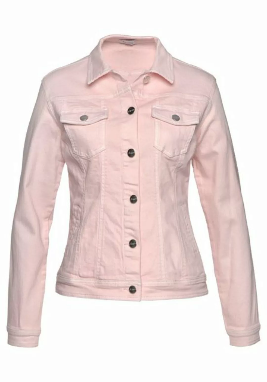 Aniston CASUAL Jeansjacke in zartem Pastell günstig online kaufen