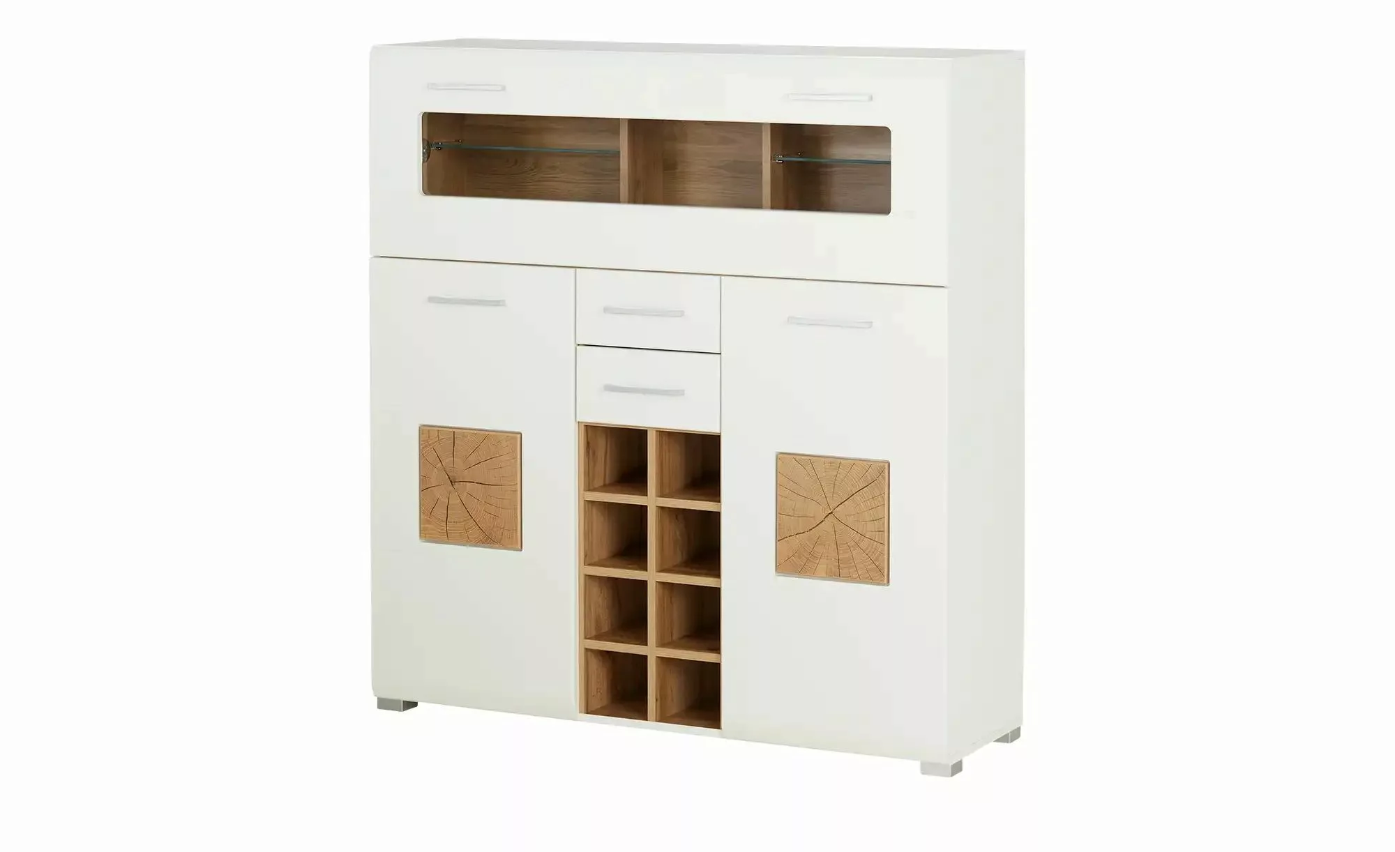 Barschrank  Cortina ¦ weiß ¦ Maße (cm): B: 120 H: 129 T: 37.0 Kommoden & Si günstig online kaufen