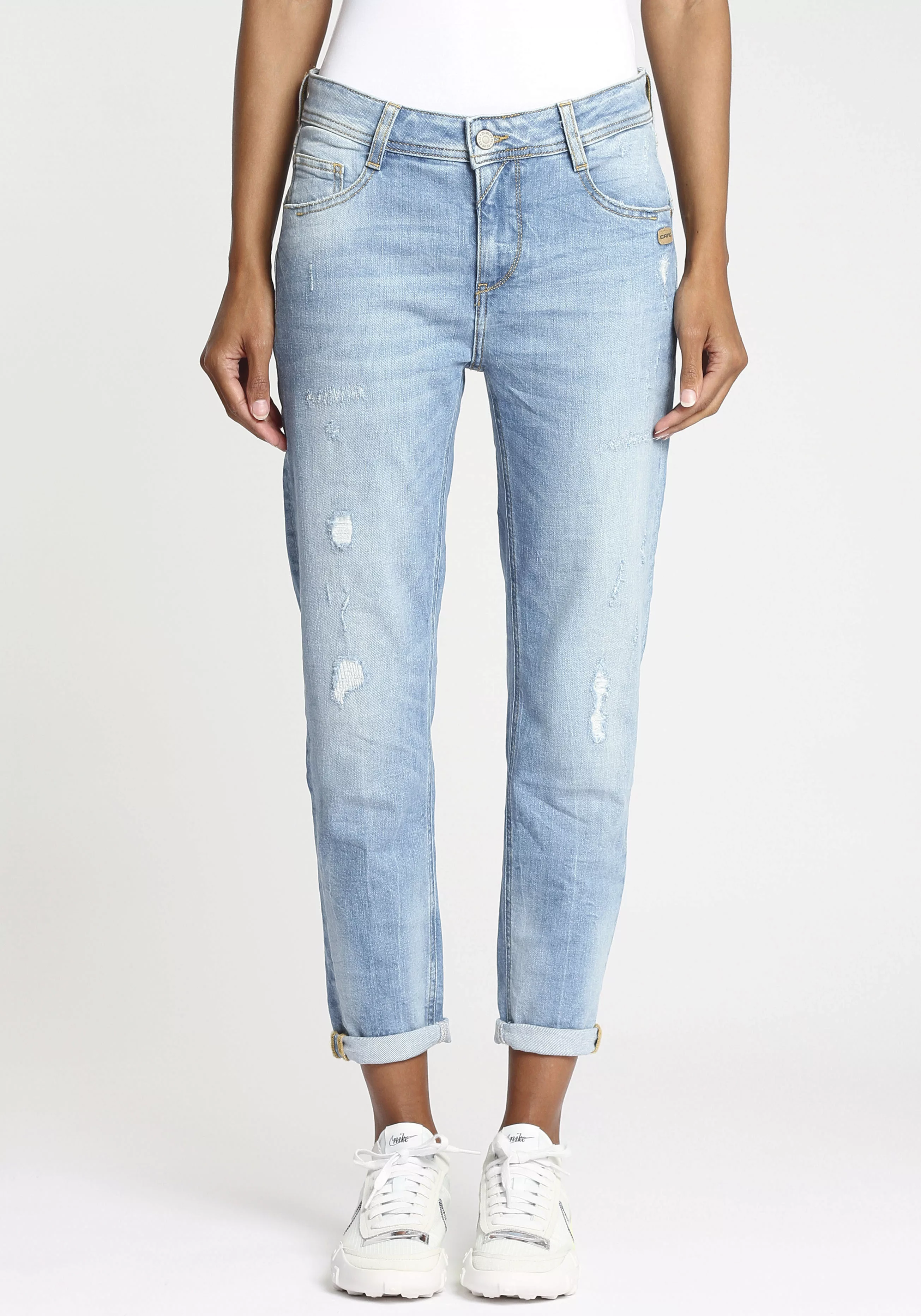 GANG Relax-fit-Jeans "94AMELIE CROPPED", mit verkürzter Beinlänge günstig online kaufen