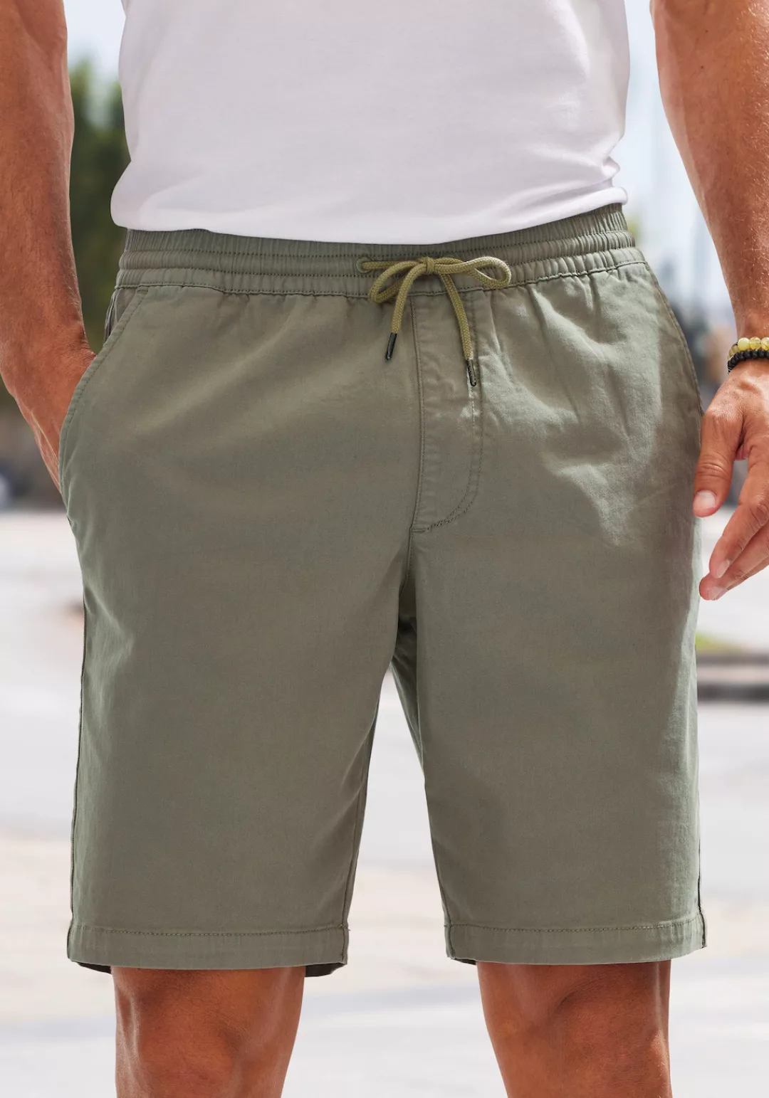 John Devin Shorts Bermuda kurze Hose aus elastischer Baumwoll-Qualität günstig online kaufen