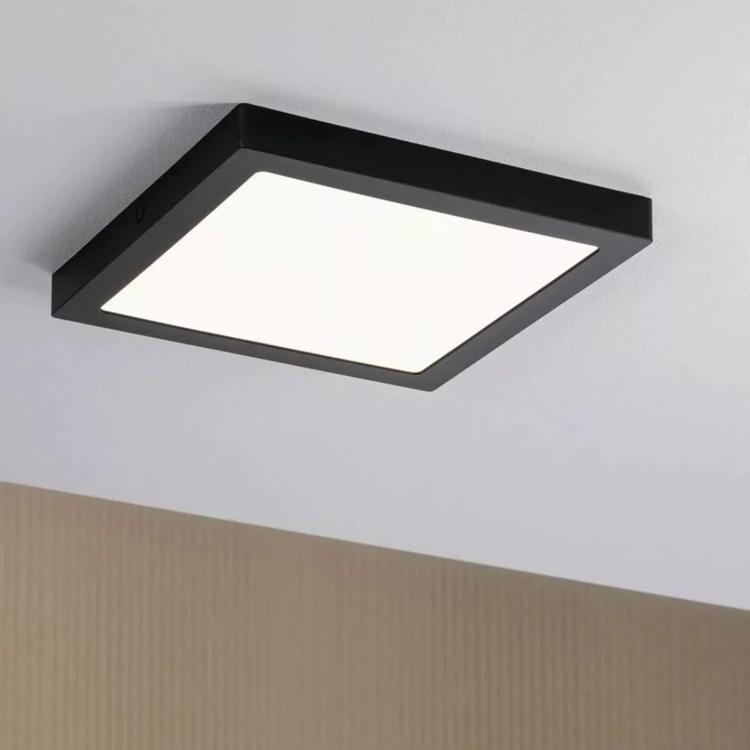 Paulmann Abia LED-Panel 30x30 cm 2.700K schwarz günstig online kaufen