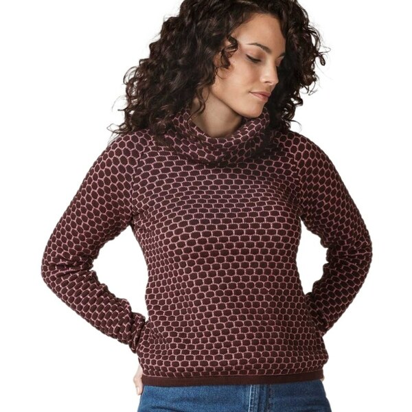 Strickpullover Igorre In Dark-brown Pink günstig online kaufen