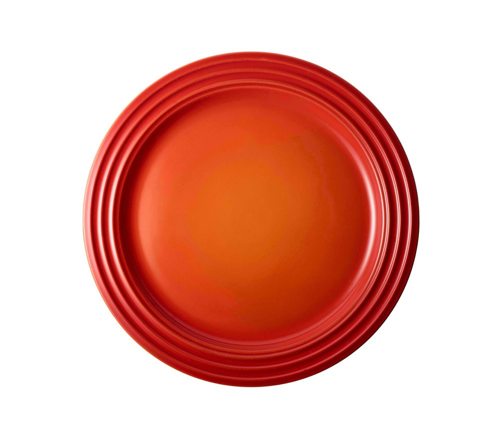 Le Creuset Frühstücksteller Steinzeug Ofenrot 22cm günstig online kaufen