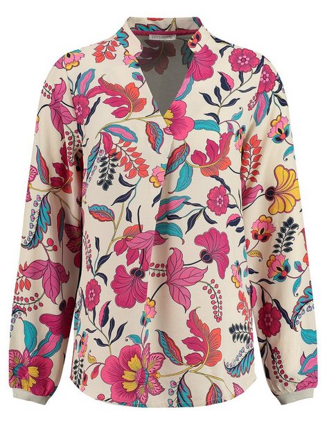 Key Largo Langarmbluse WB BLOOM v-neck (1-tlg) günstig online kaufen