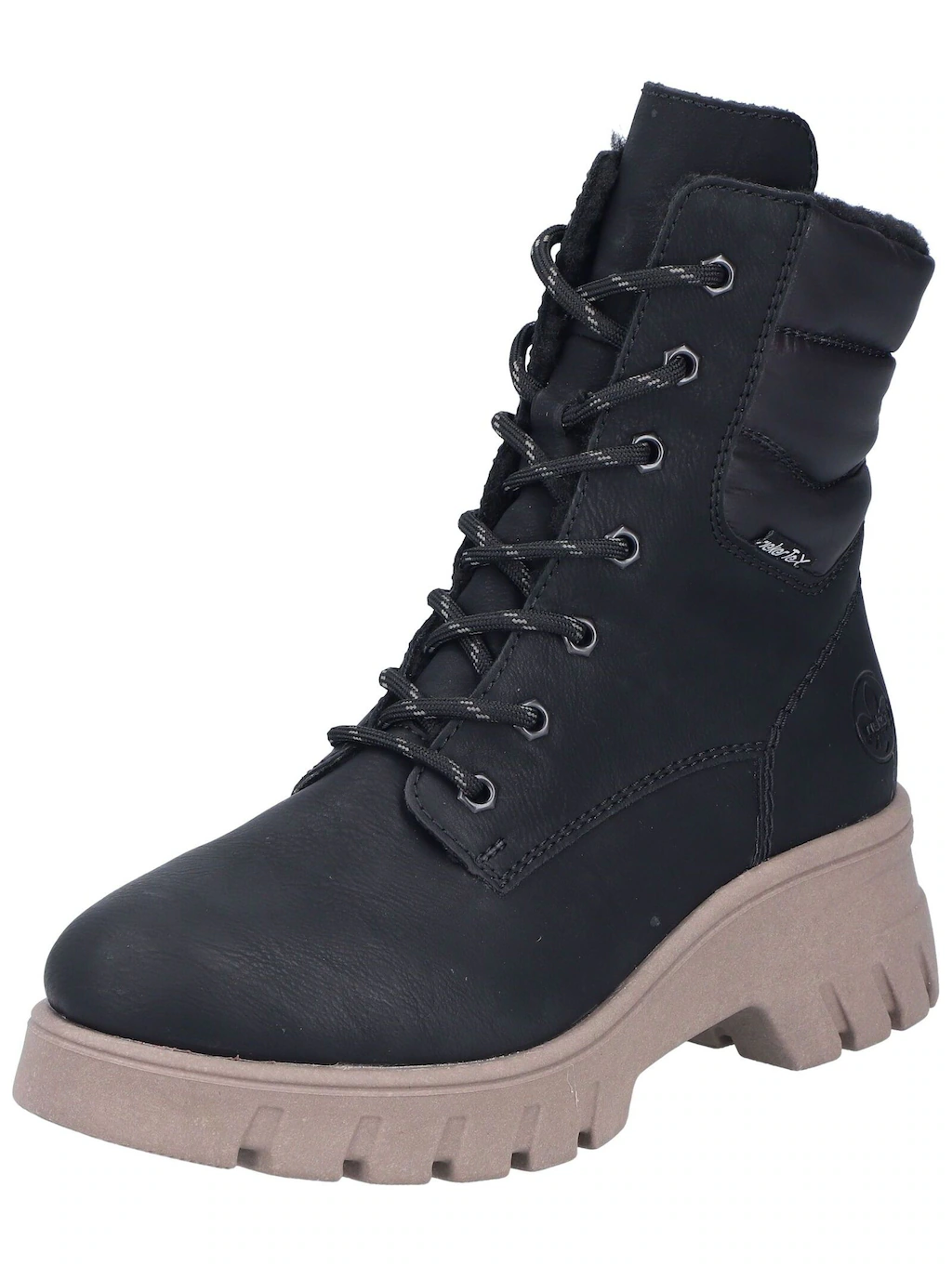 Rieker Schnürstiefel "Rieker Stiefel Lederimitat/Textil" günstig online kaufen