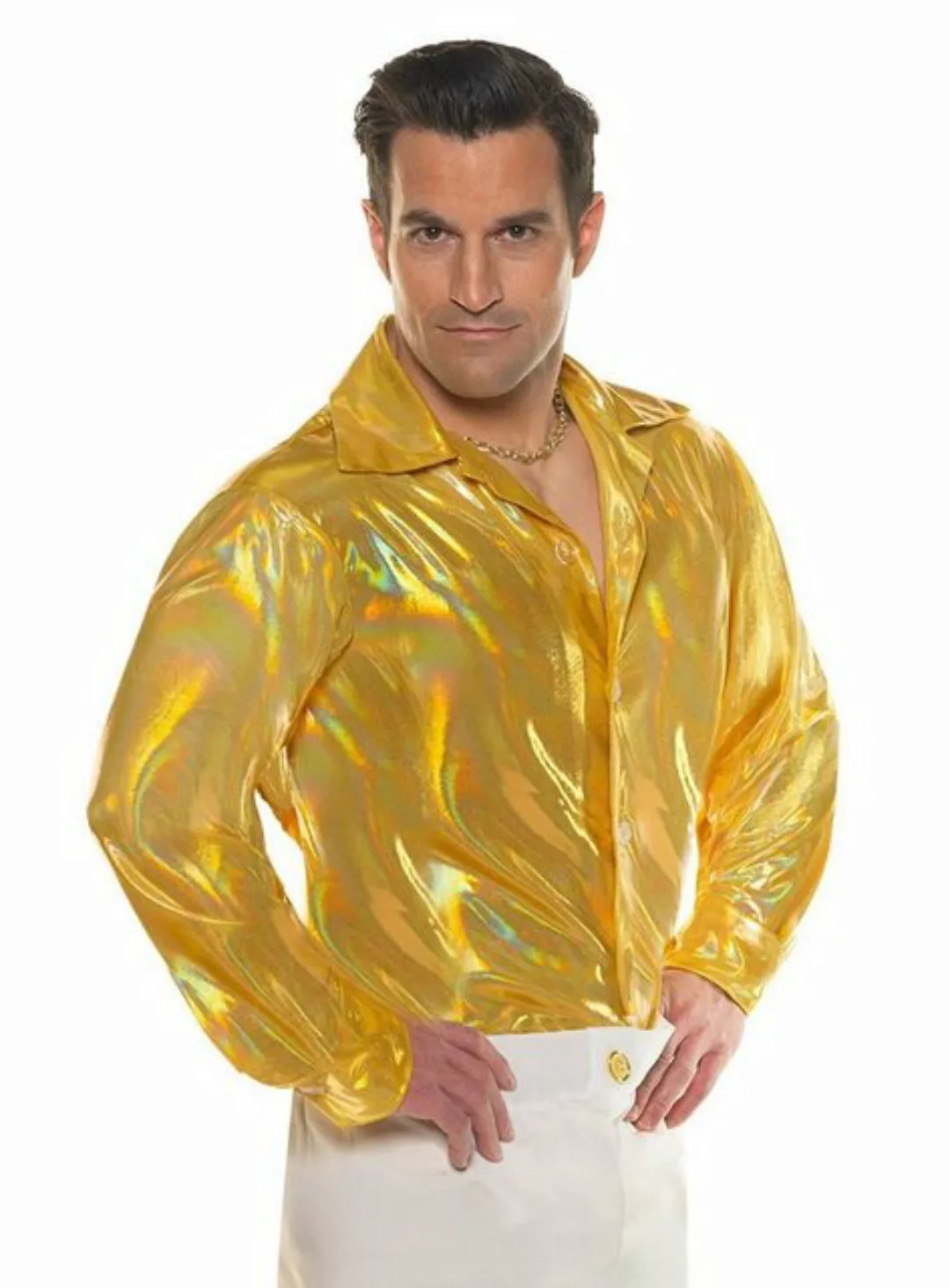 Underwraps T-Shirt Disco Hemd gold Das goldschimmernde Shirt macht Dich zum günstig online kaufen