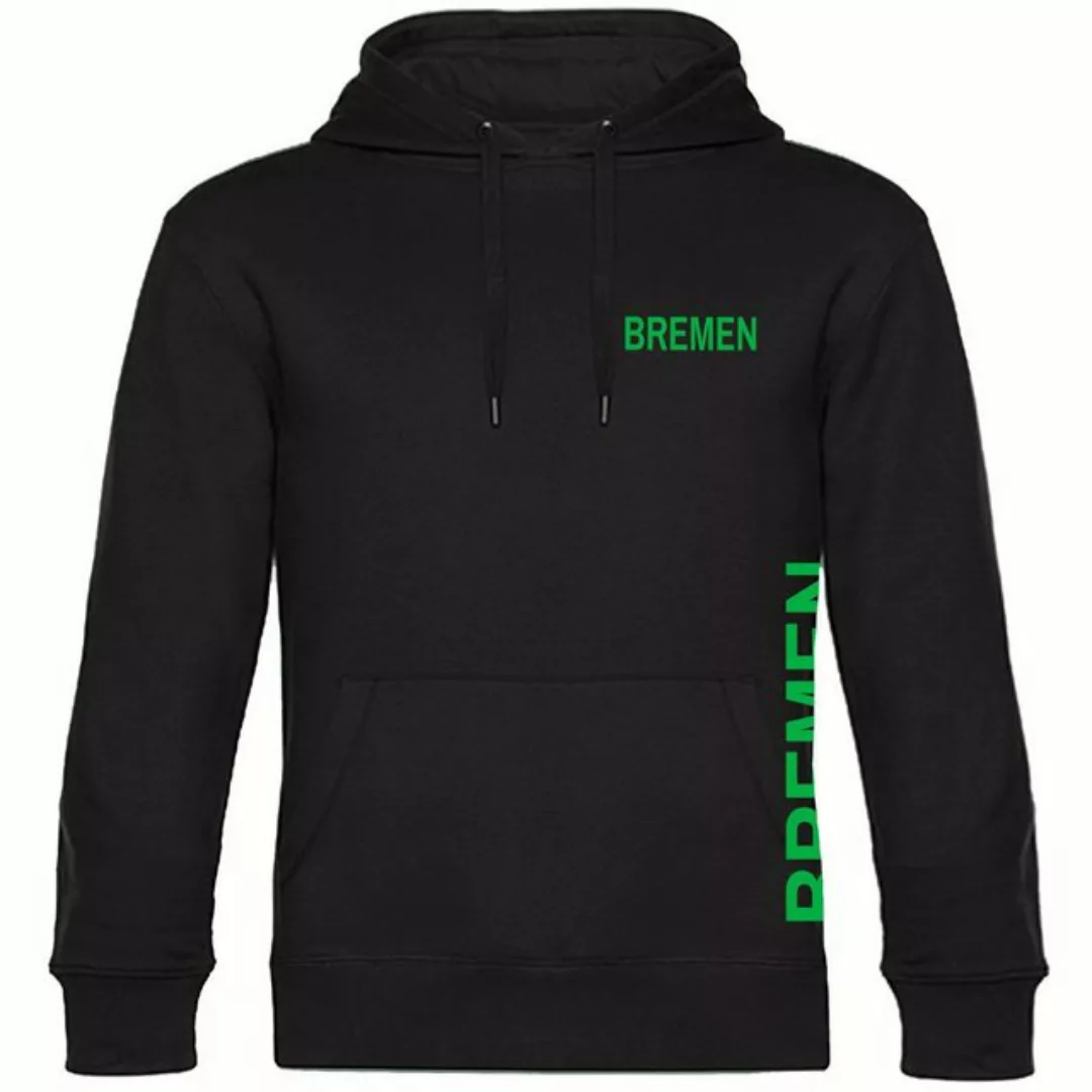 multifanshop Kapuzensweatshirt Bremen - Brust & Seite - Pullover günstig online kaufen