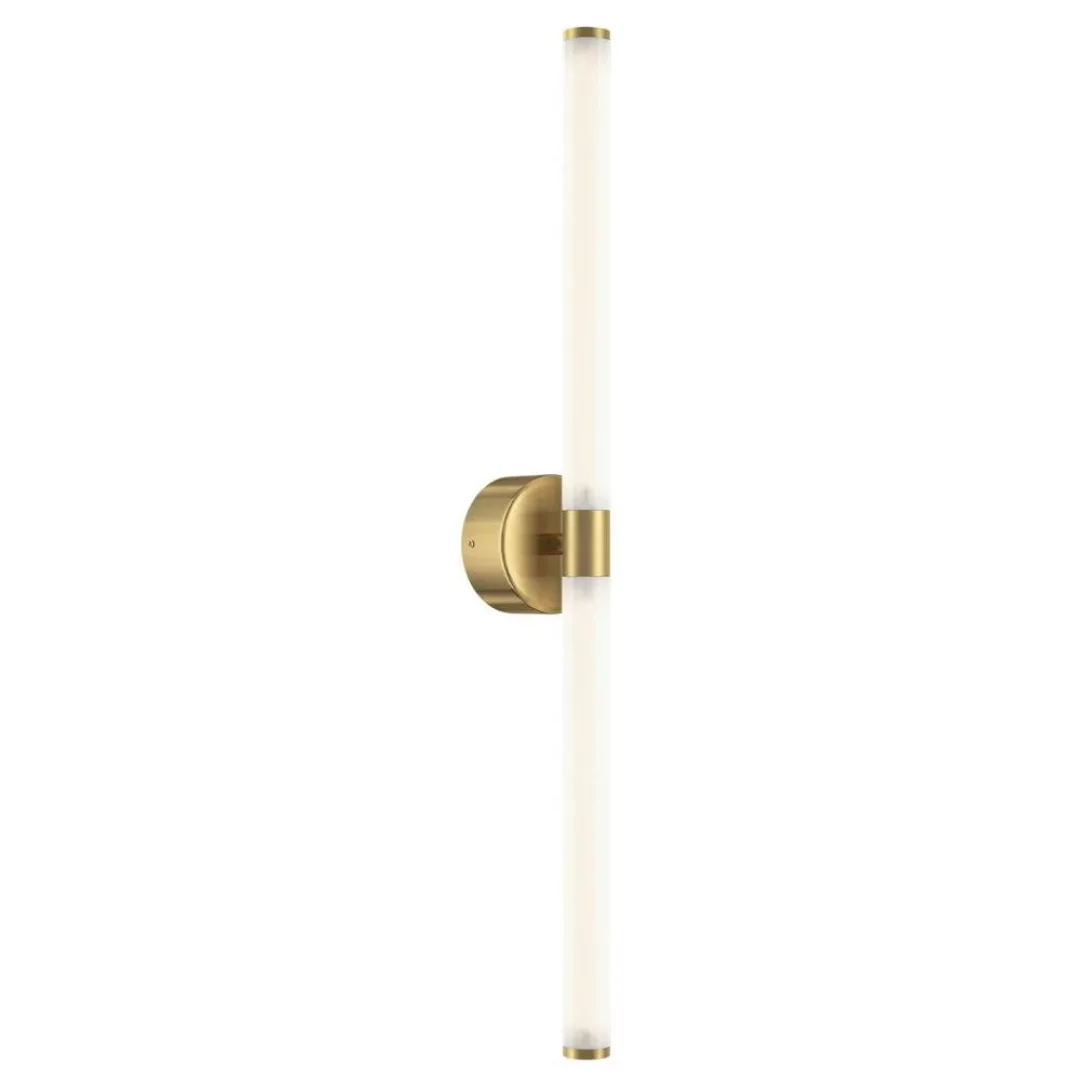 Maytoni LED-Wandleuchte Axis, goldfarben, Höhe 63 cm günstig online kaufen