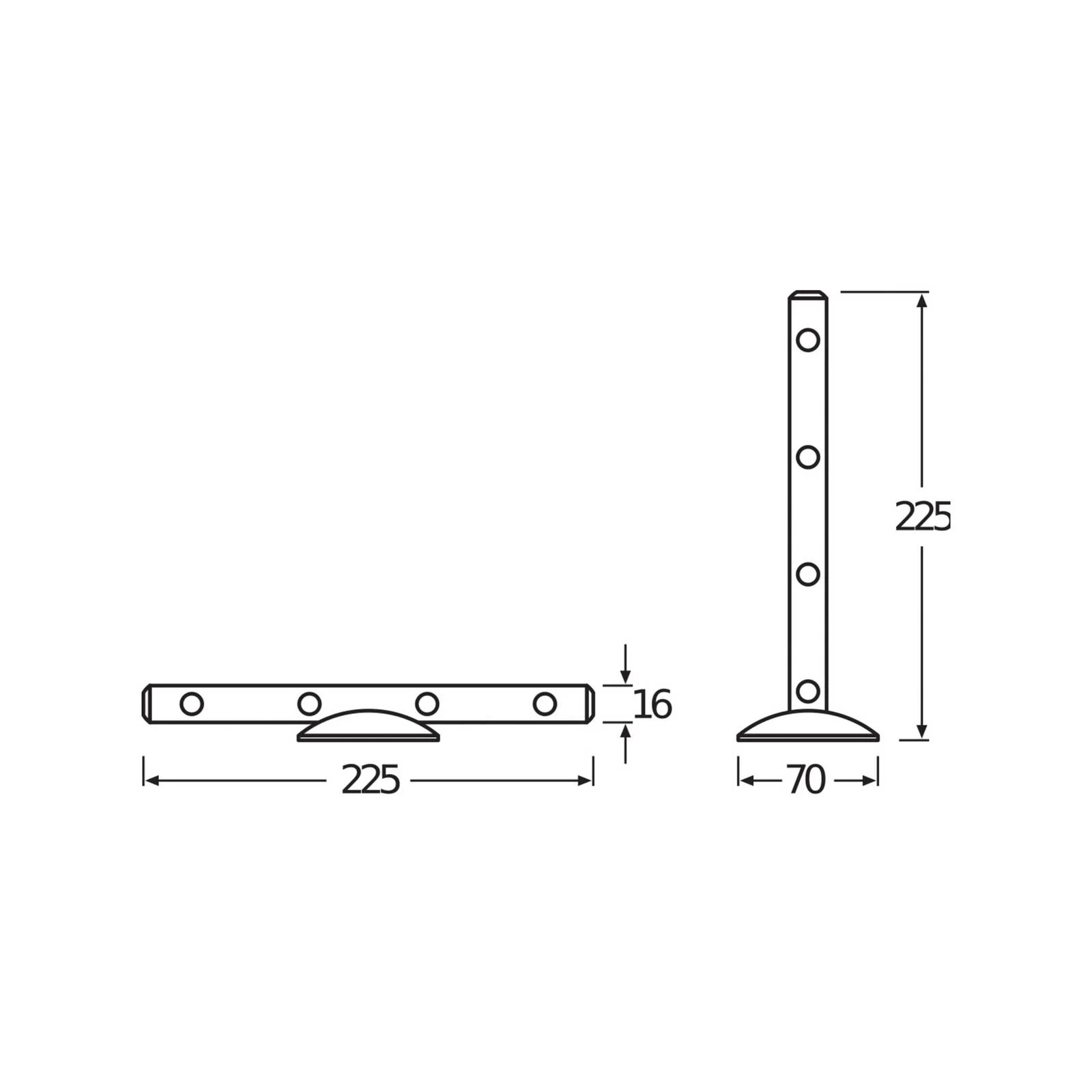 OSRAM LED-Wandleuchte LEDSTIXX, silber, Metall, Batterie günstig online kaufen