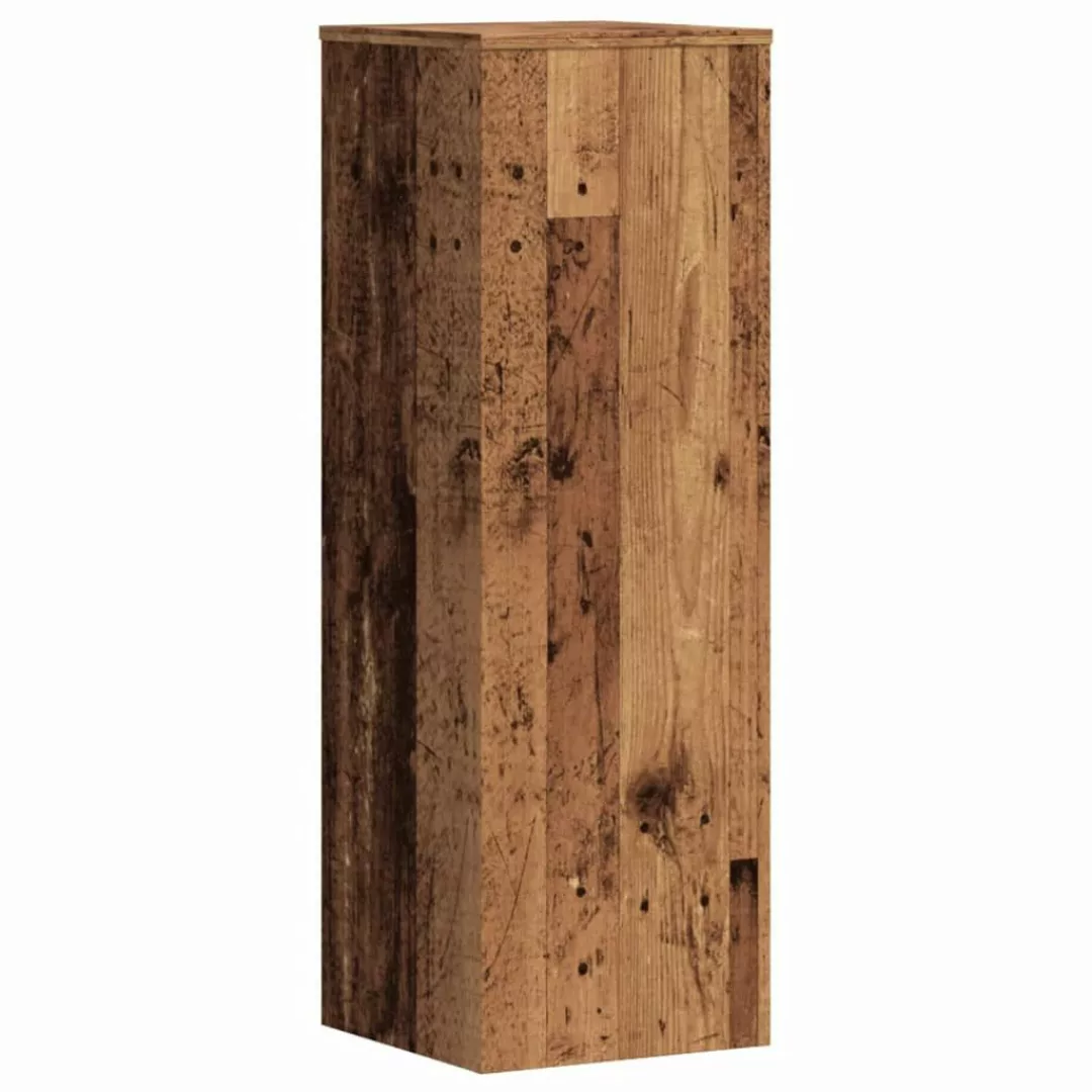 vidaXL Blumenständer Pflanzenständer Altholz-Optik 33x33x100 cm günstig online kaufen