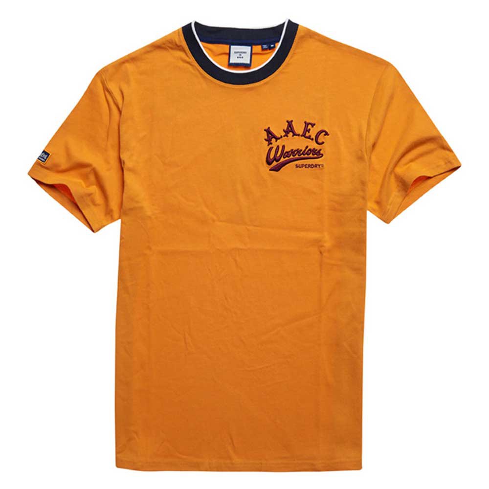 Superdry Collegiate Kurzarm T-shirt L Track Gold günstig online kaufen