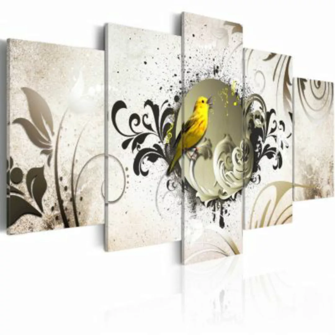 artgeist Wandbild Yellow bird mehrfarbig Gr. 200 x 100 günstig online kaufen