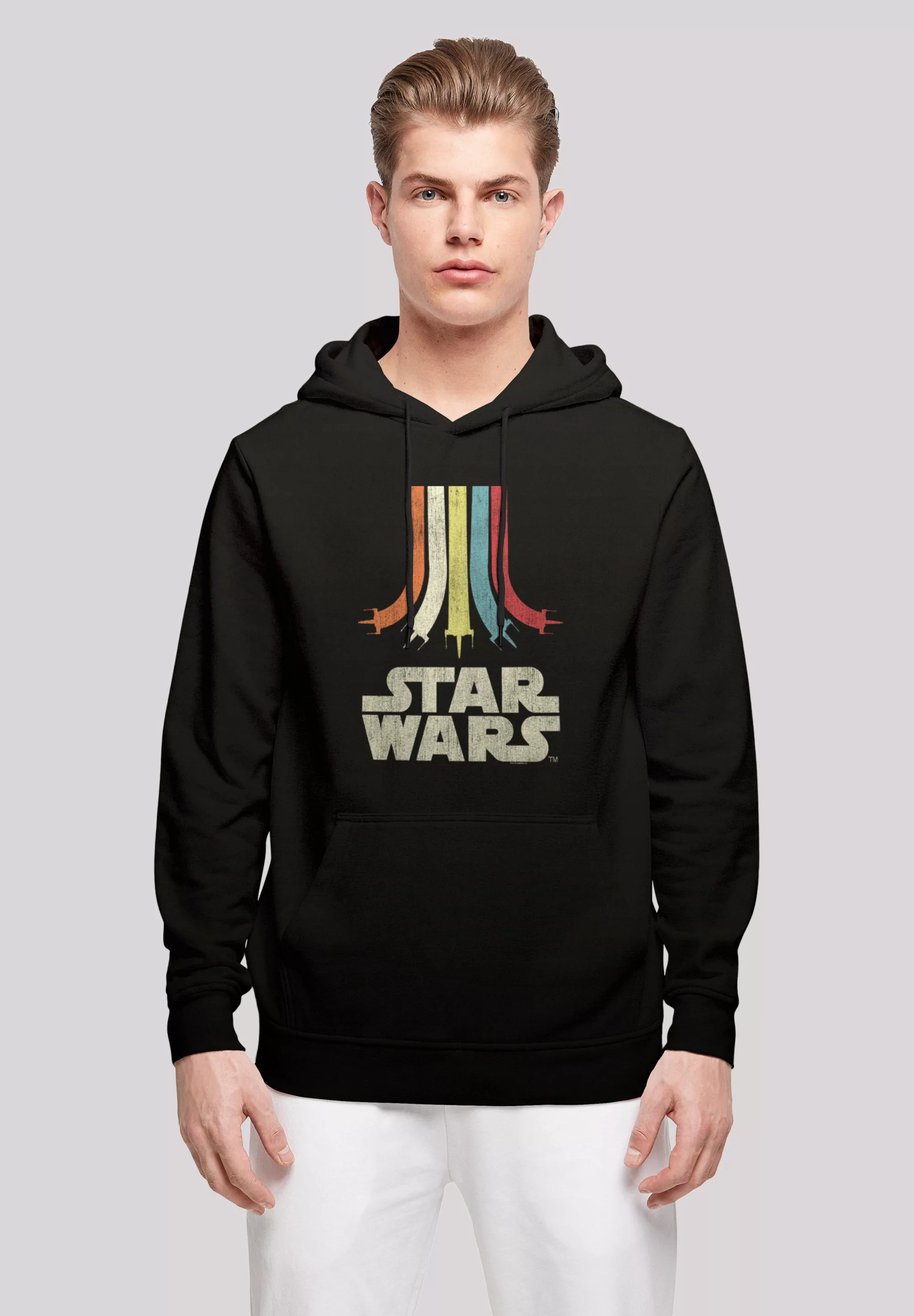 F4NT4STIC Kapuzenpullover "Star Wars Retro Rainbow Regenbogen", Print günstig online kaufen