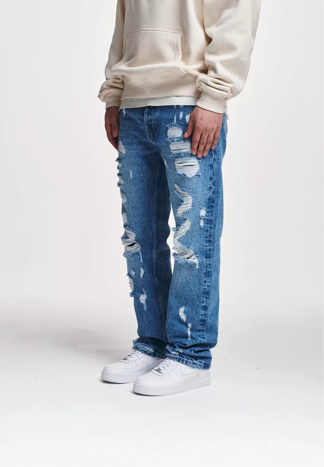 2Y Studios Bequeme Jeans "2Y Studios 2Y Firio Destroyed Straight Jeans" günstig online kaufen