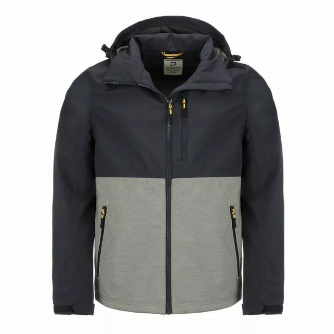 CROSSFIELD Softshelljacke Herren Jacke mit Kapuze - Outdoor-Jacke Wasserabw günstig online kaufen