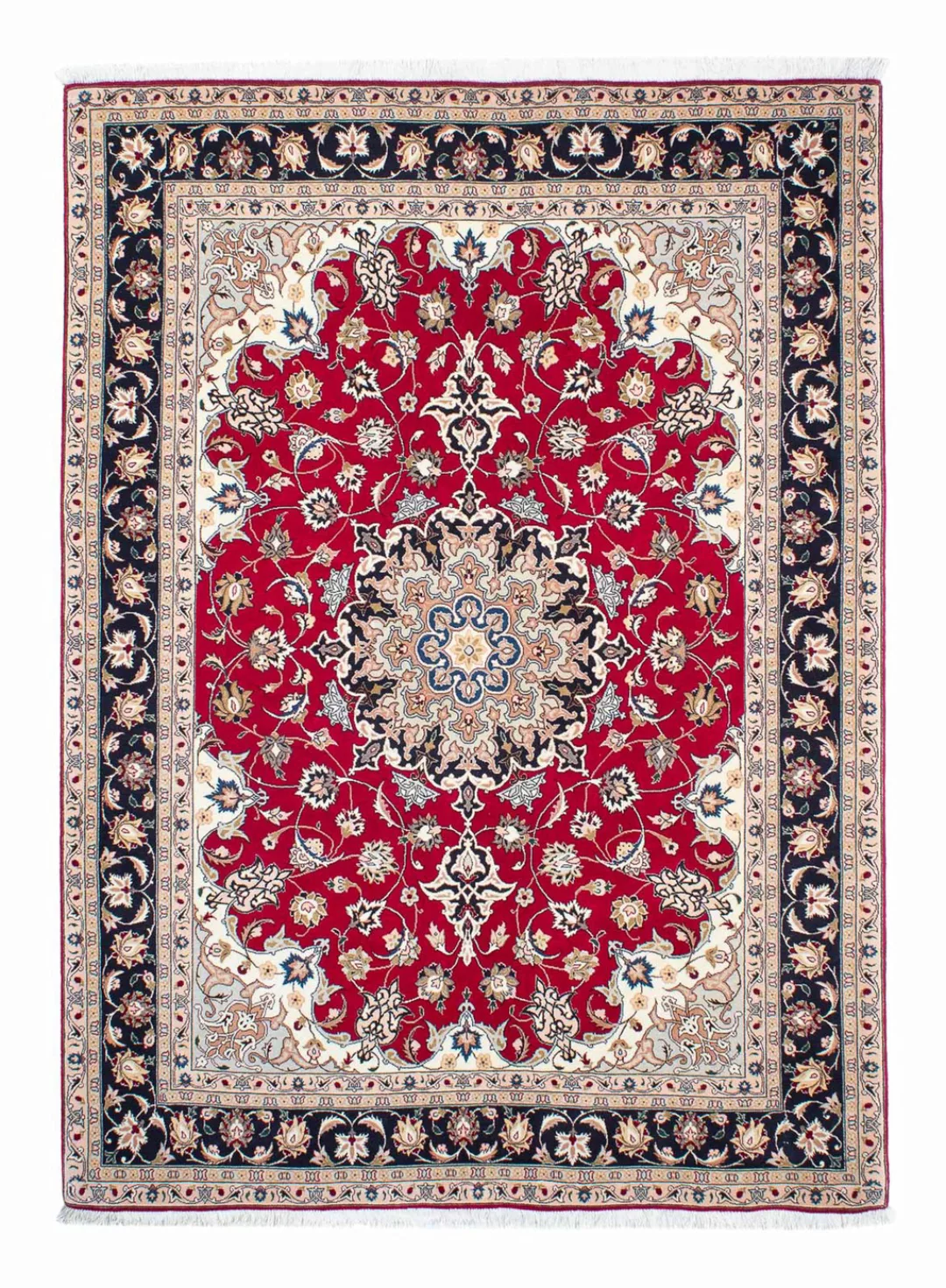 morgenland Orientteppich »Perser - Täbriz - Royal - 210 x 154 cm - rot«, re günstig online kaufen