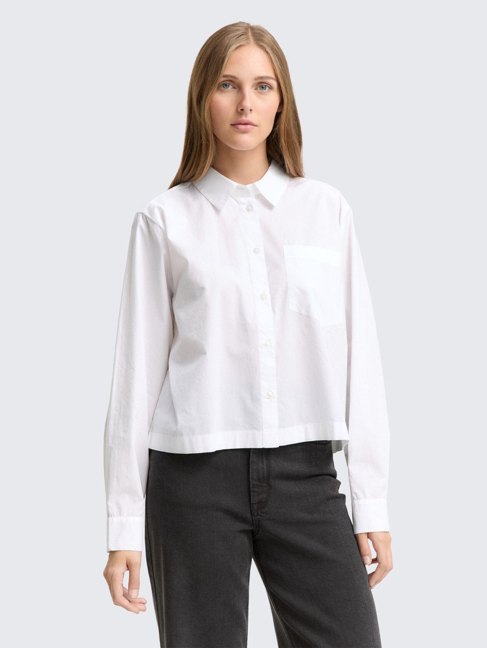 TOM TAILOR Denim Langarmbluse Boxy Fit günstig online kaufen