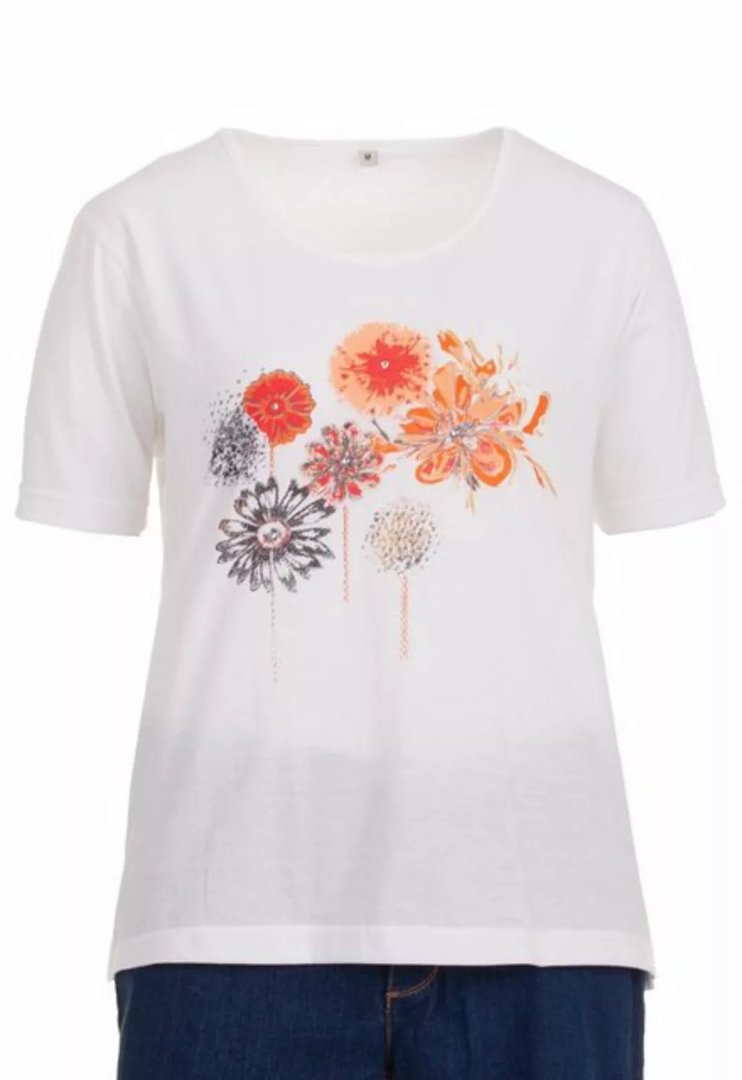 zeitlos T-Shirt T-Shirt - Blume Steine günstig online kaufen