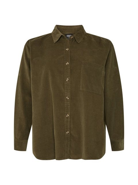 URBAN CLASSICS Langarmhemd "Damen Ladies Corduroy Oversized Shirt", (1 tlg. günstig online kaufen