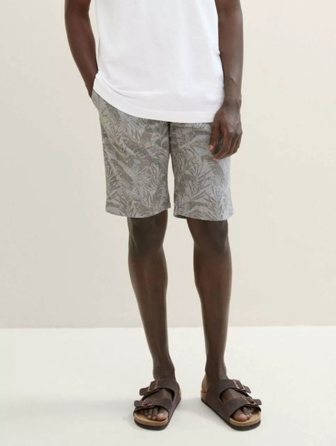 TOM TAILOR Bermudas Regular Shorts mit Leinen günstig online kaufen