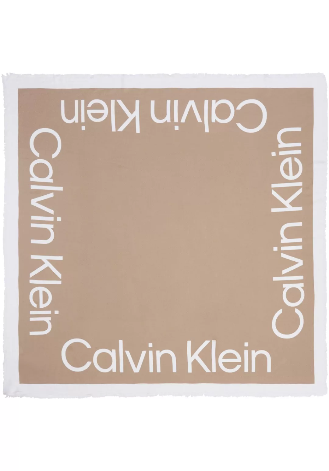 Calvin Klein Modetuch "CONTRAST LOGO JACQUARD SCARF", mit Logoschriftzug günstig online kaufen
