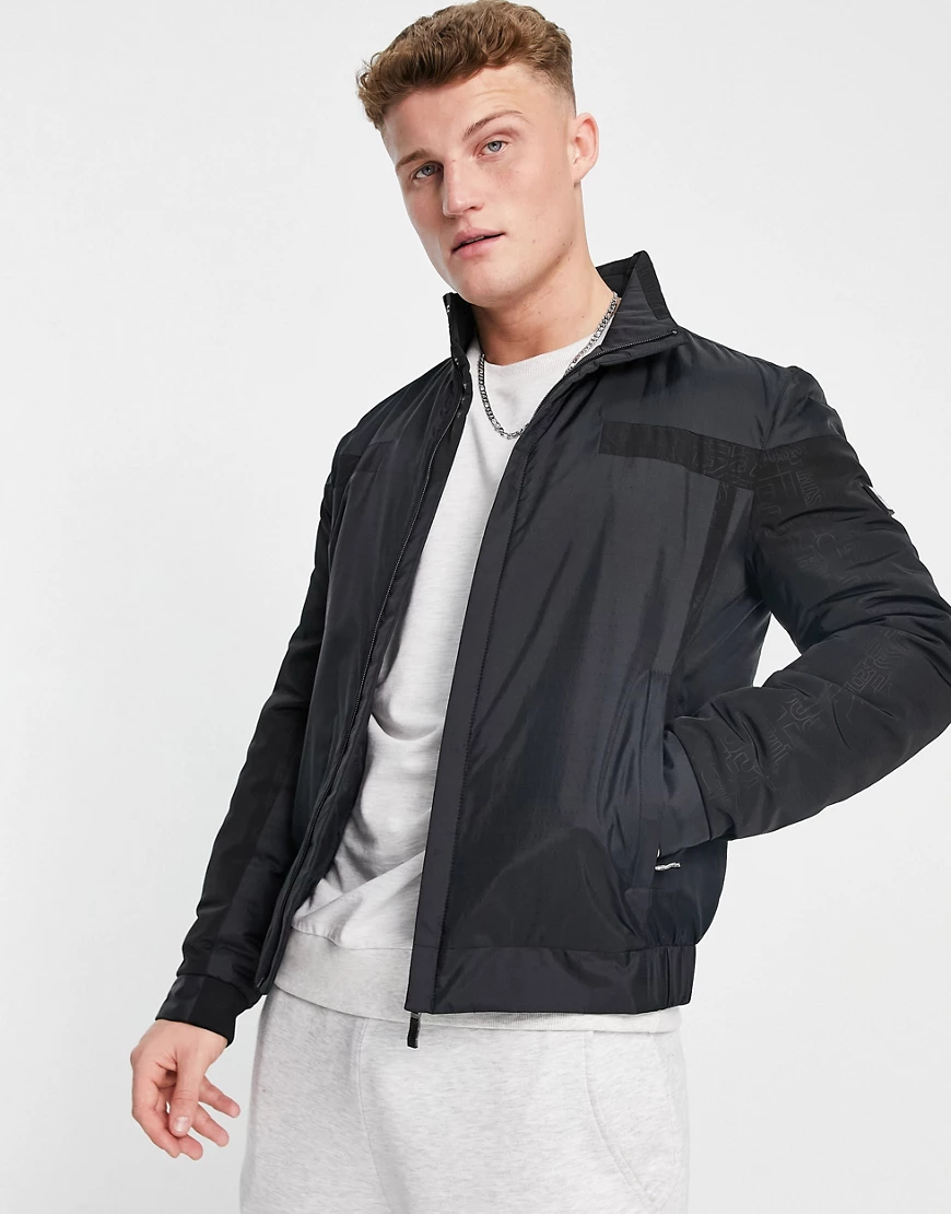 BOSS Athleisure – J Zircon – Windbreaker-Jacke mit Trichterkragen und Reißv günstig online kaufen