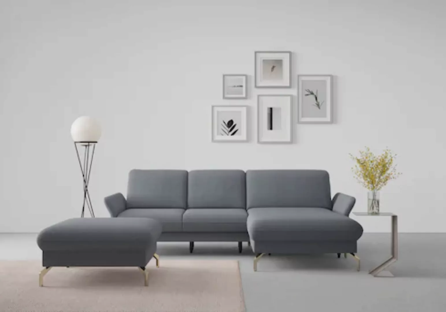 sit&more Ecksofa »Fashion L-Form«, wahlweise mit Kopfteilverstellung, Vorzi günstig online kaufen