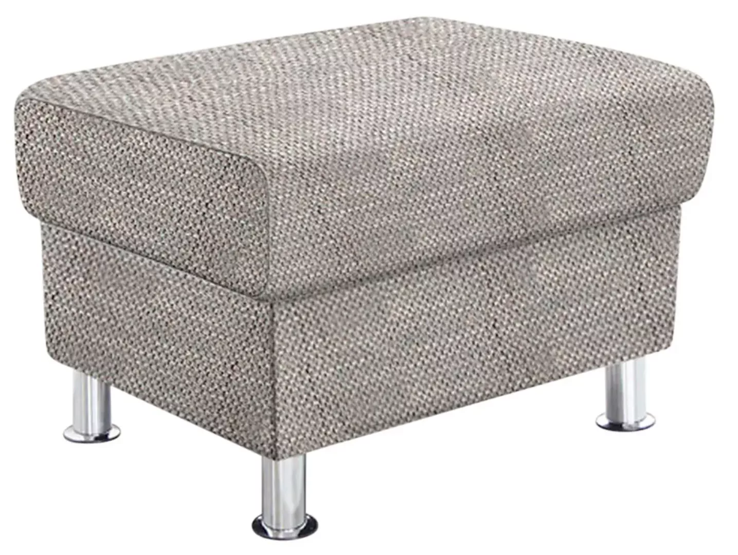 TRENDMANUFAKTUR Hocker »Rondo, Polsterhocker zur Serie, Breite 67 cm, Füße günstig online kaufen