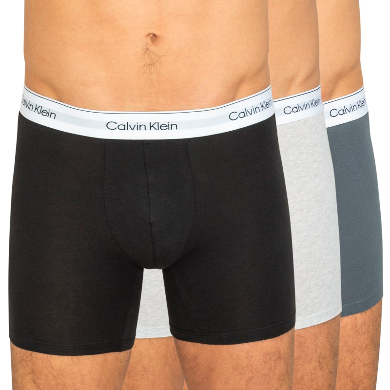 Calvin Klein 3-er Set Boxer Briefs Schwarrz Grau günstig online kaufen