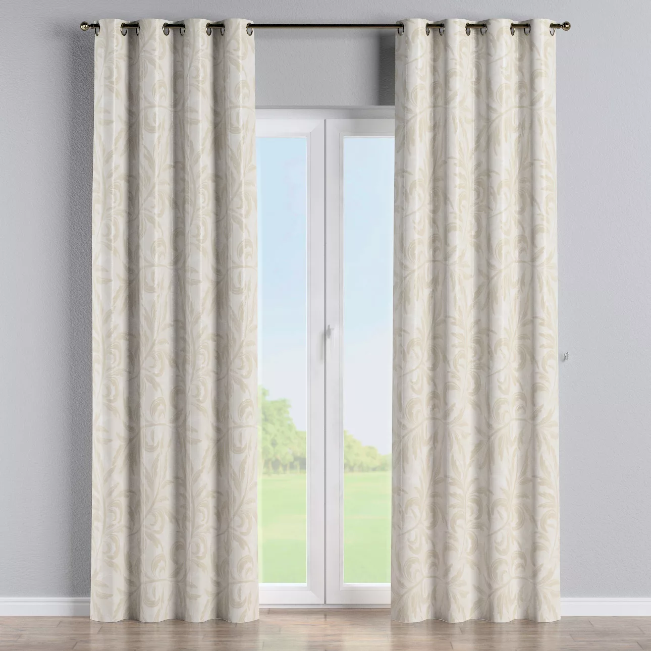Ösenschal, grau-beige, Secret Garden (144-93) günstig online kaufen