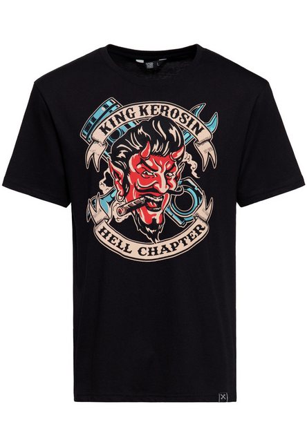 KingKerosin Print-Shirt Hell Chapter (1-tlg) mit auffälligem Print günstig online kaufen