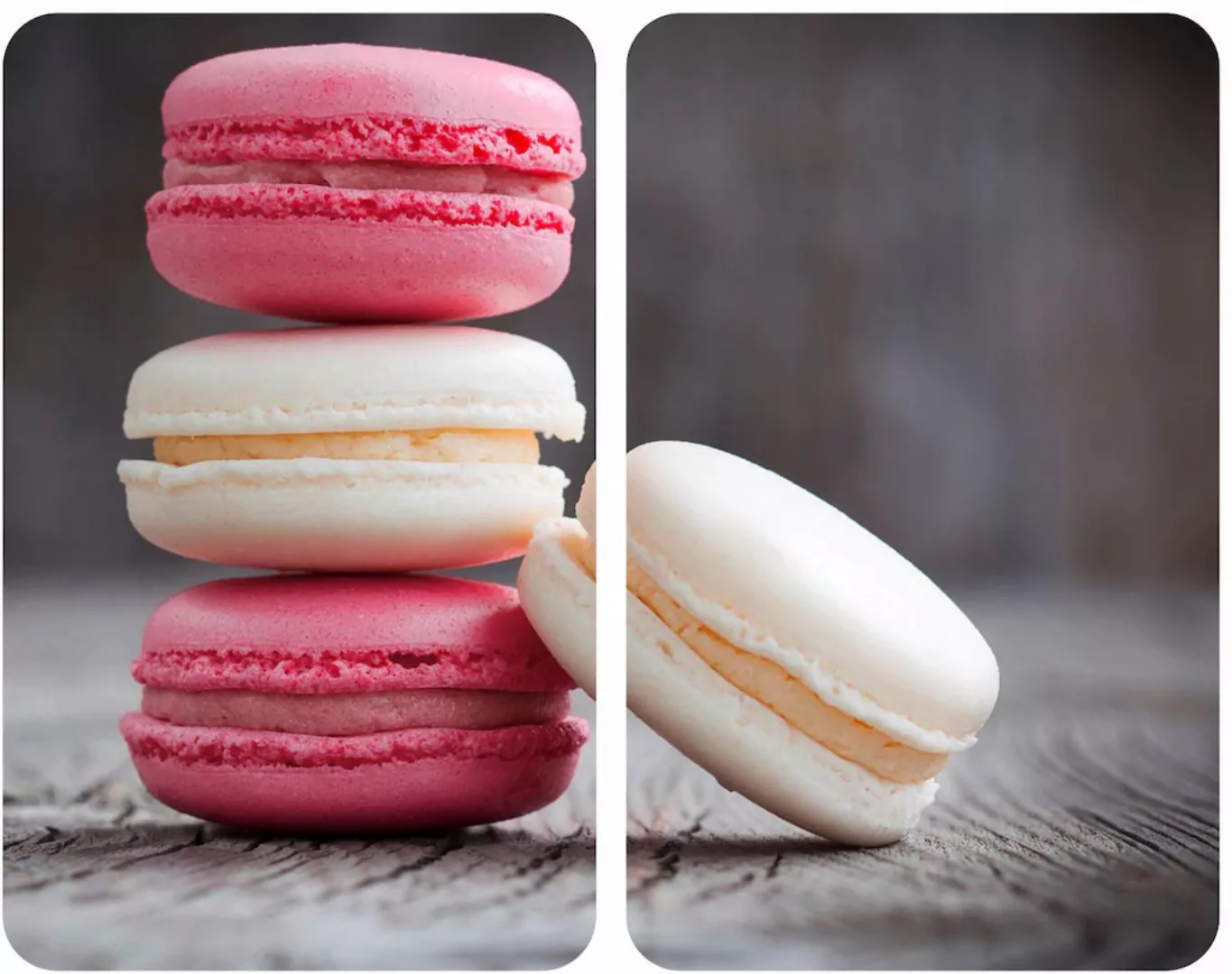 WENKO Herd-Abdeckplatte "Macarons", (Set, 2 tlg.) günstig online kaufen