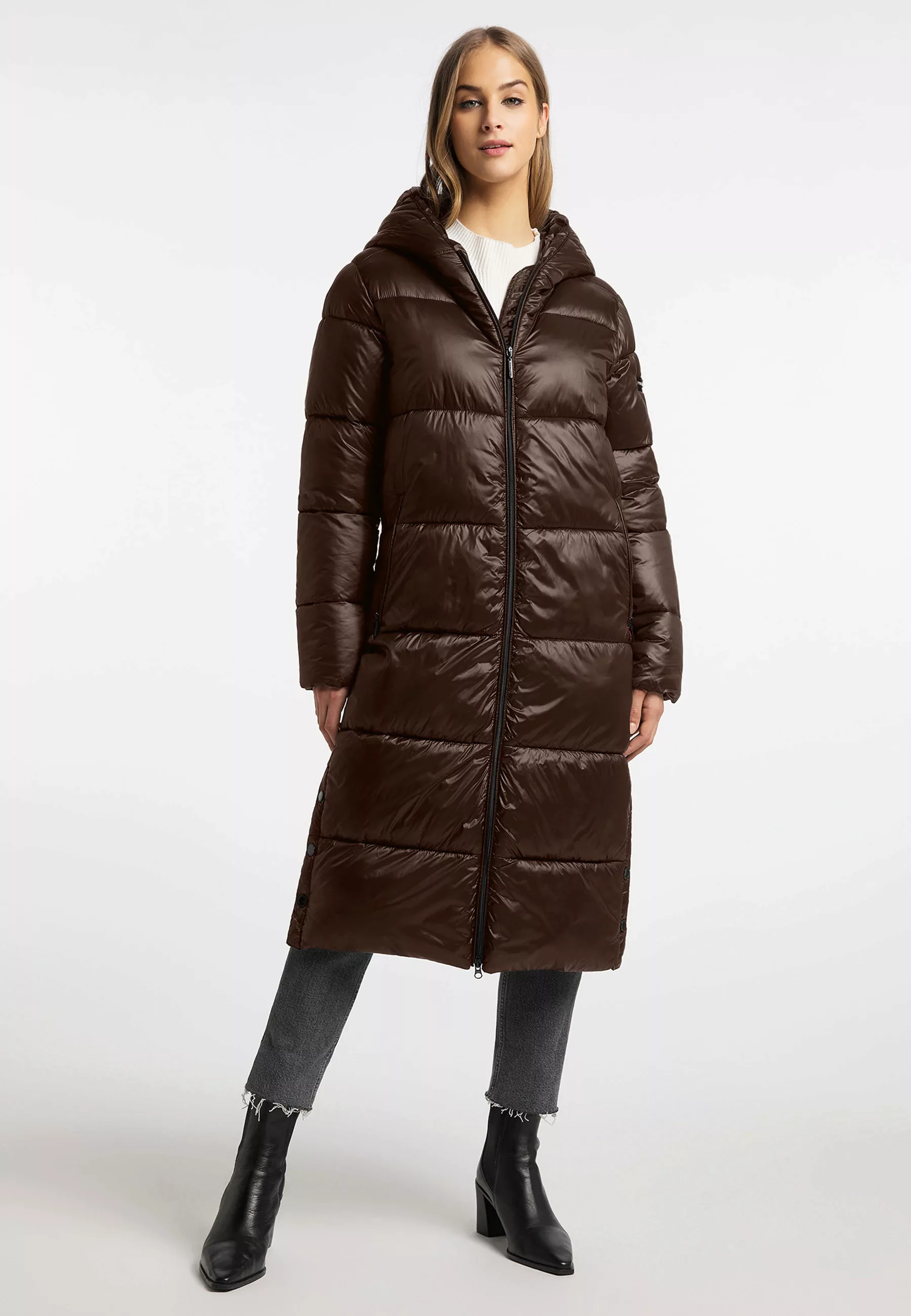 Frieda & Freddies NY Langmantel Thermolite Coat mit dezenten Farbdetails günstig online kaufen