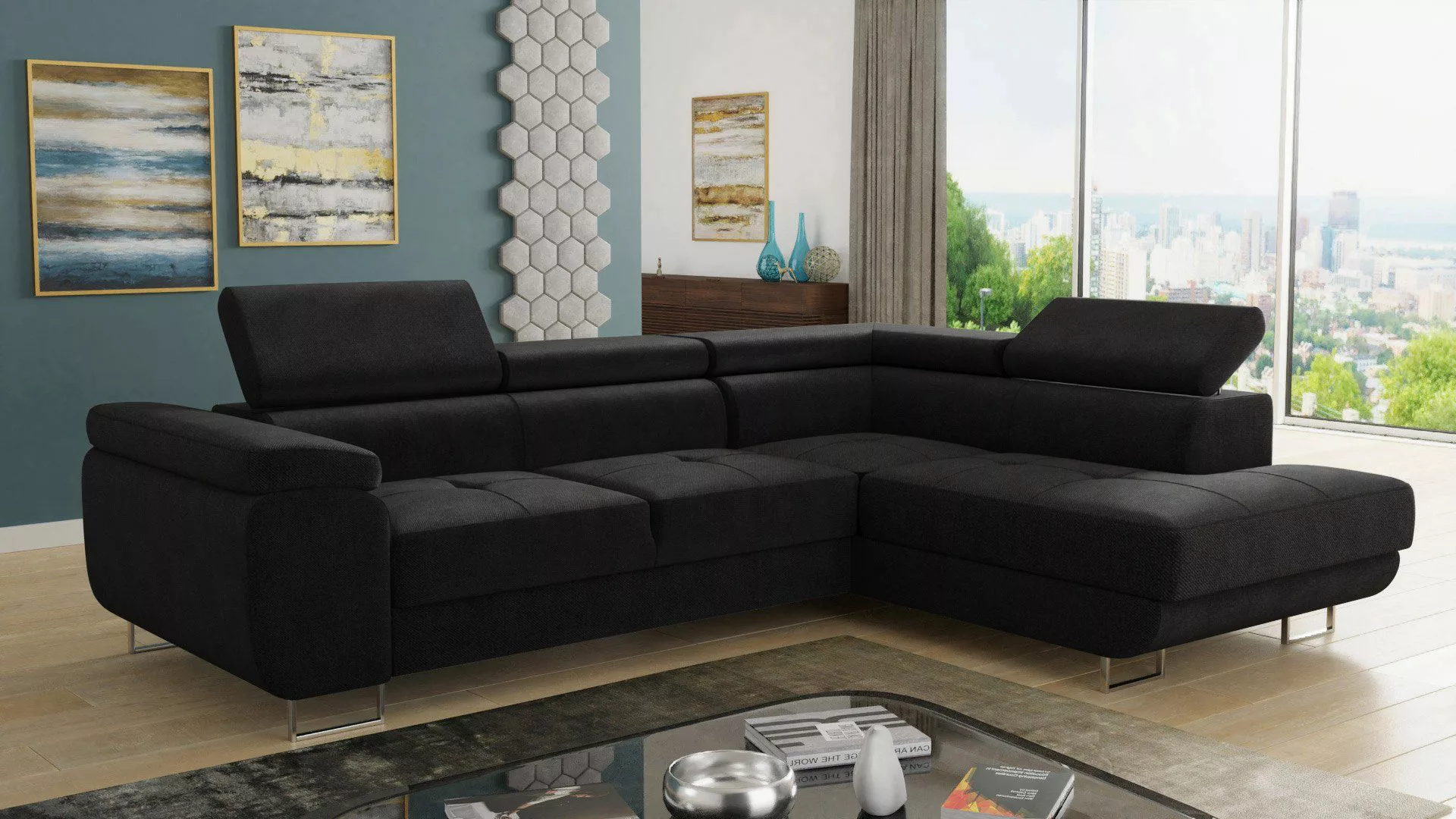 Sofnet Ecksofa Caris, mit Schlaffunktion und günstig online kaufen
