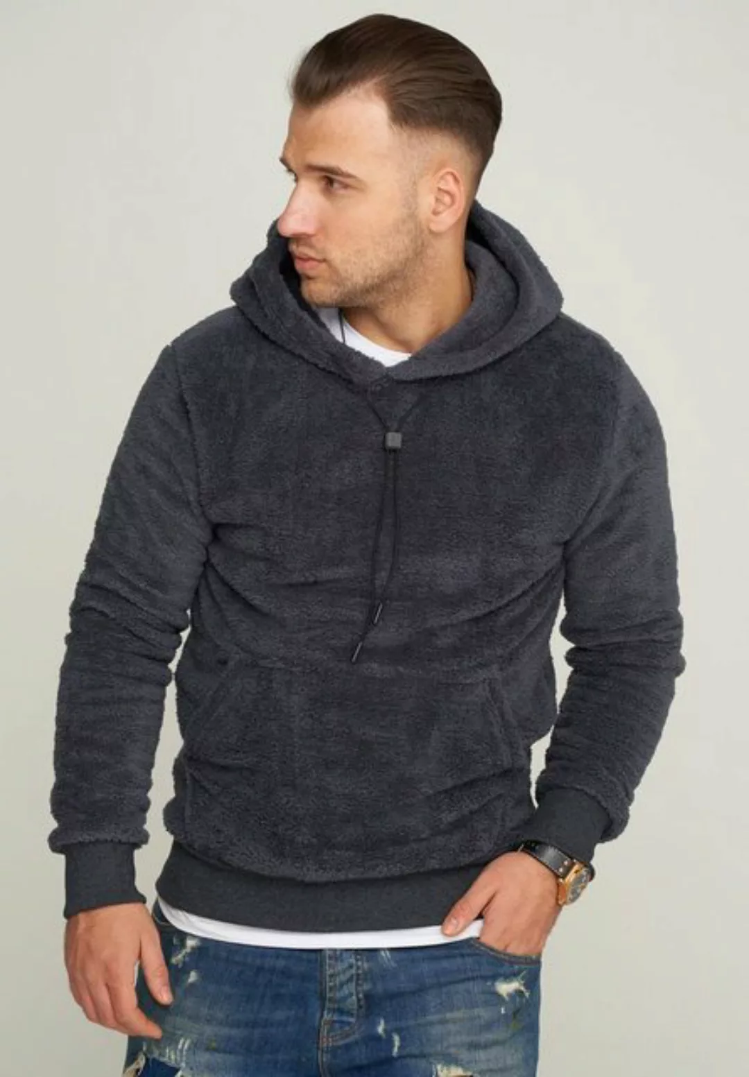 behype Hoodie BHCAEN TEDDY im Teddy-Stil günstig online kaufen