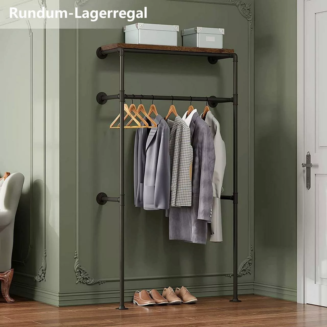 Woltu Kleiderständer, (Set, 2 St), industrielle günstig online kaufen