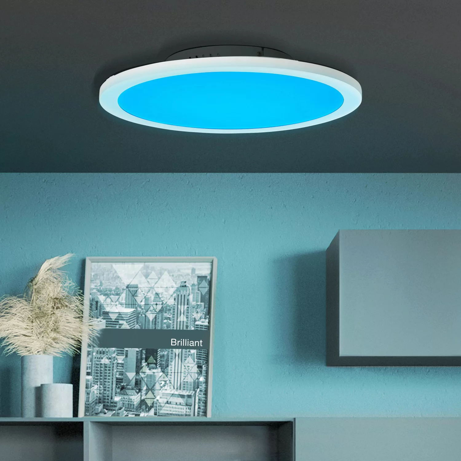 Brilliant LED Deckenleuchte Abie, LED fest günstig online kaufen