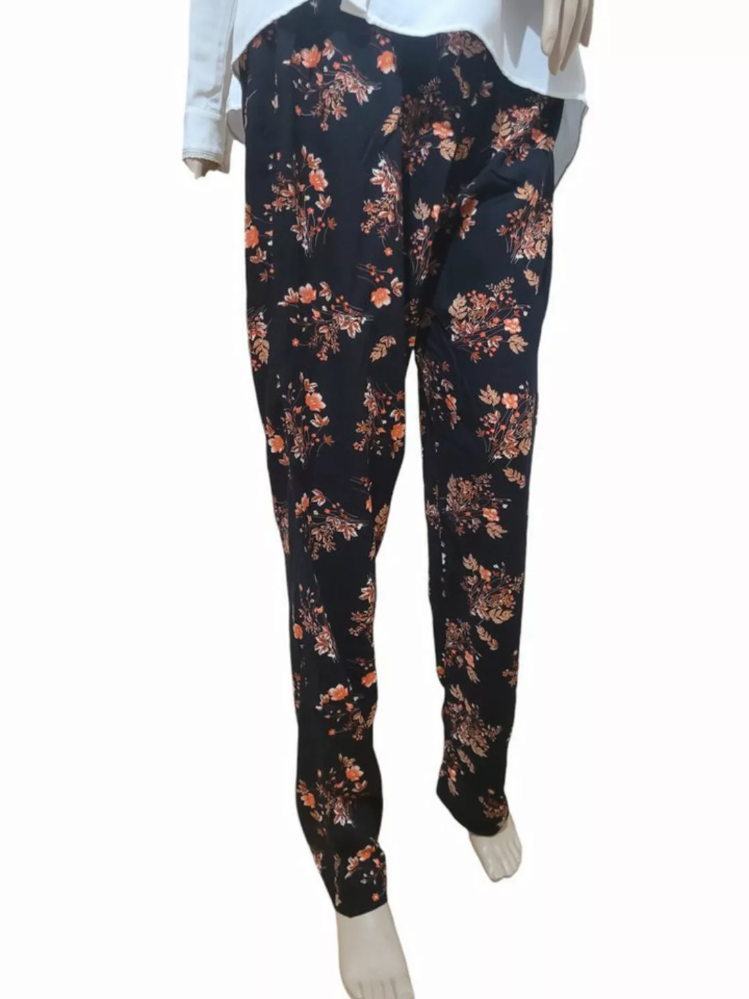 PfauGermany Pyjamahose Black Flowers günstig online kaufen