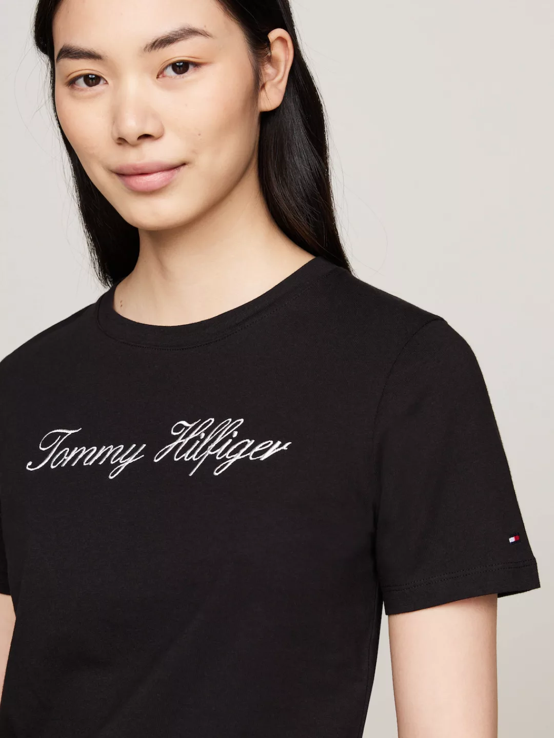 Tommy Hilfiger T-Shirt NOS SCRIPT REGULAR C-NK SS günstig online kaufen