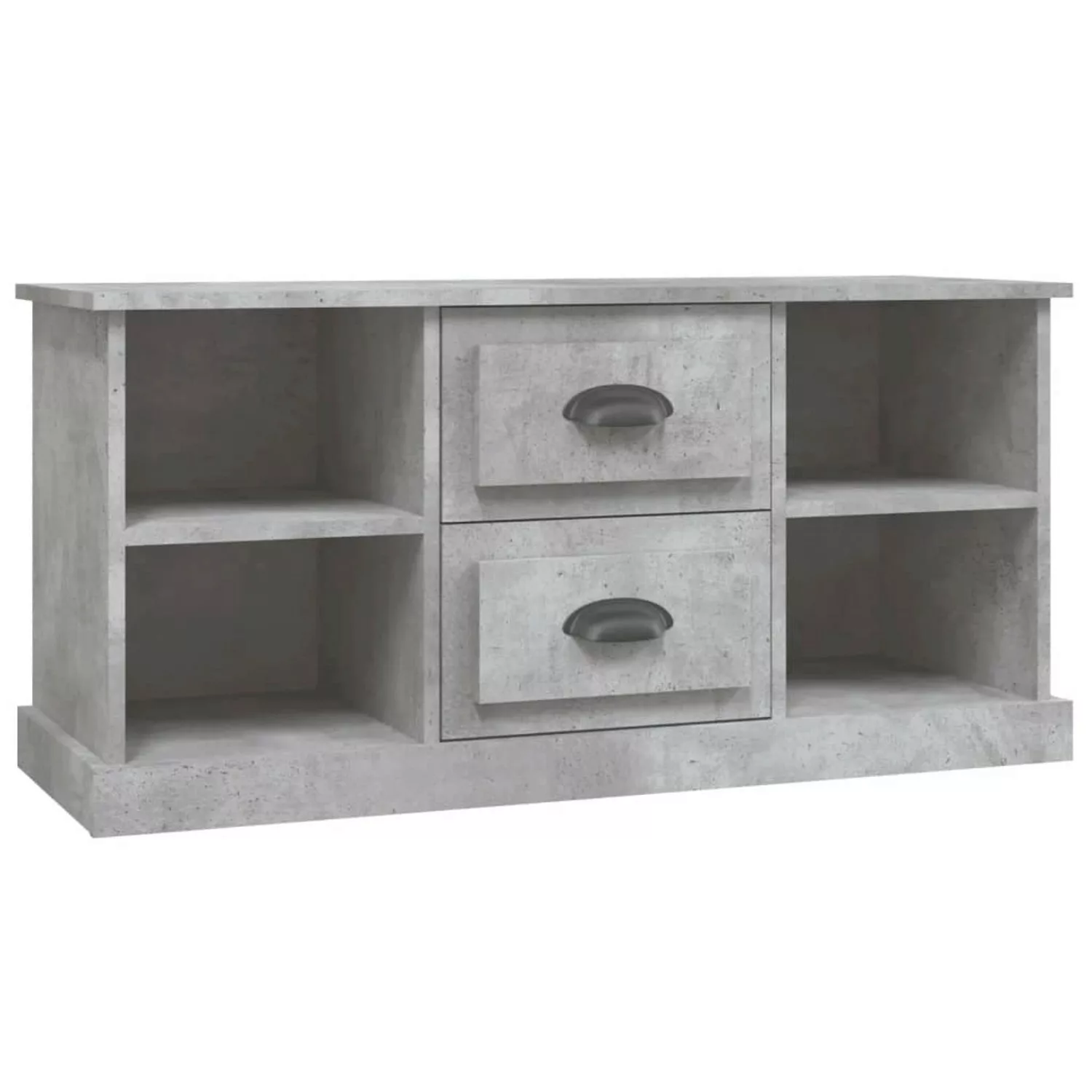 Vidaxl Tv-schrank Betongrau 99,5x35,5x48 Cm Holzwerkstoff günstig online kaufen