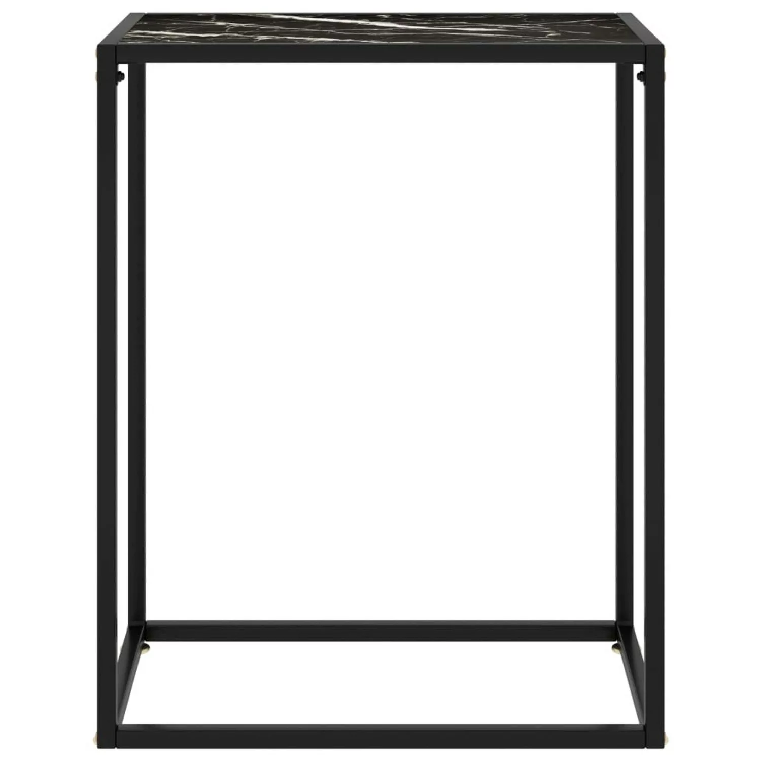 Konsolentisch Schwarz 60x35x75 Cm Hartglas günstig online kaufen