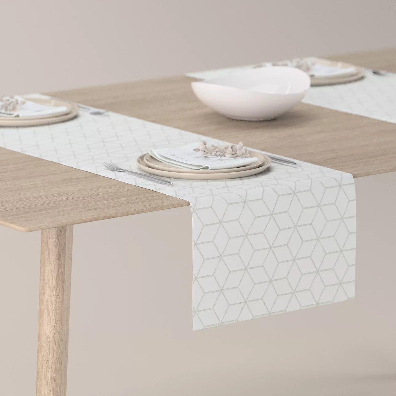 Tischläufer, weiß, 40 x 130 cm, Sunny (143-51) günstig online kaufen