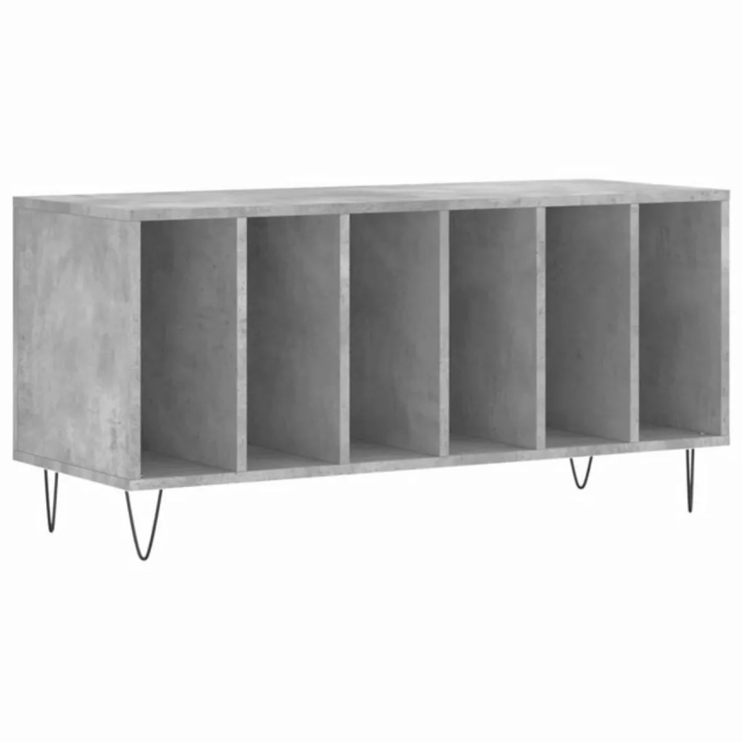 vidaXL Beistellschrank Plattenschrank Betongrau 100x38x48 cm Holzwerkstoff günstig online kaufen