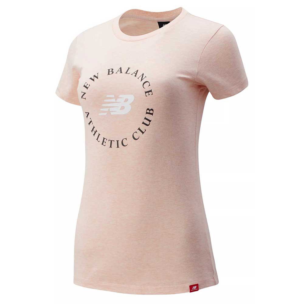 New Balance Essentials Athletic Club Graphic Kurzärmeliges T-shirt XS Oyste günstig online kaufen