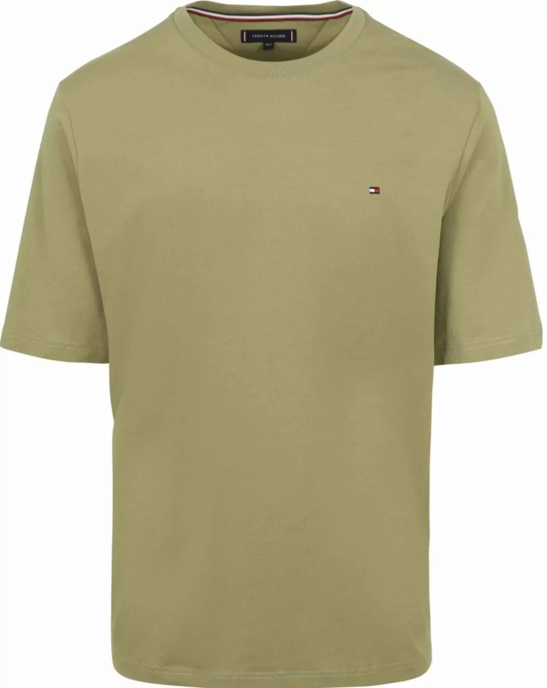 Tommy Hilfiger Big & Tall Logo T-shirt Grün - Größe 5XL günstig online kaufen