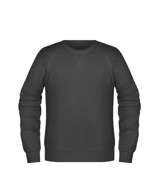 Novux Sweater Organic Cotton Herren Sweatshirt farbe dark gray (1-tlg) aus günstig online kaufen