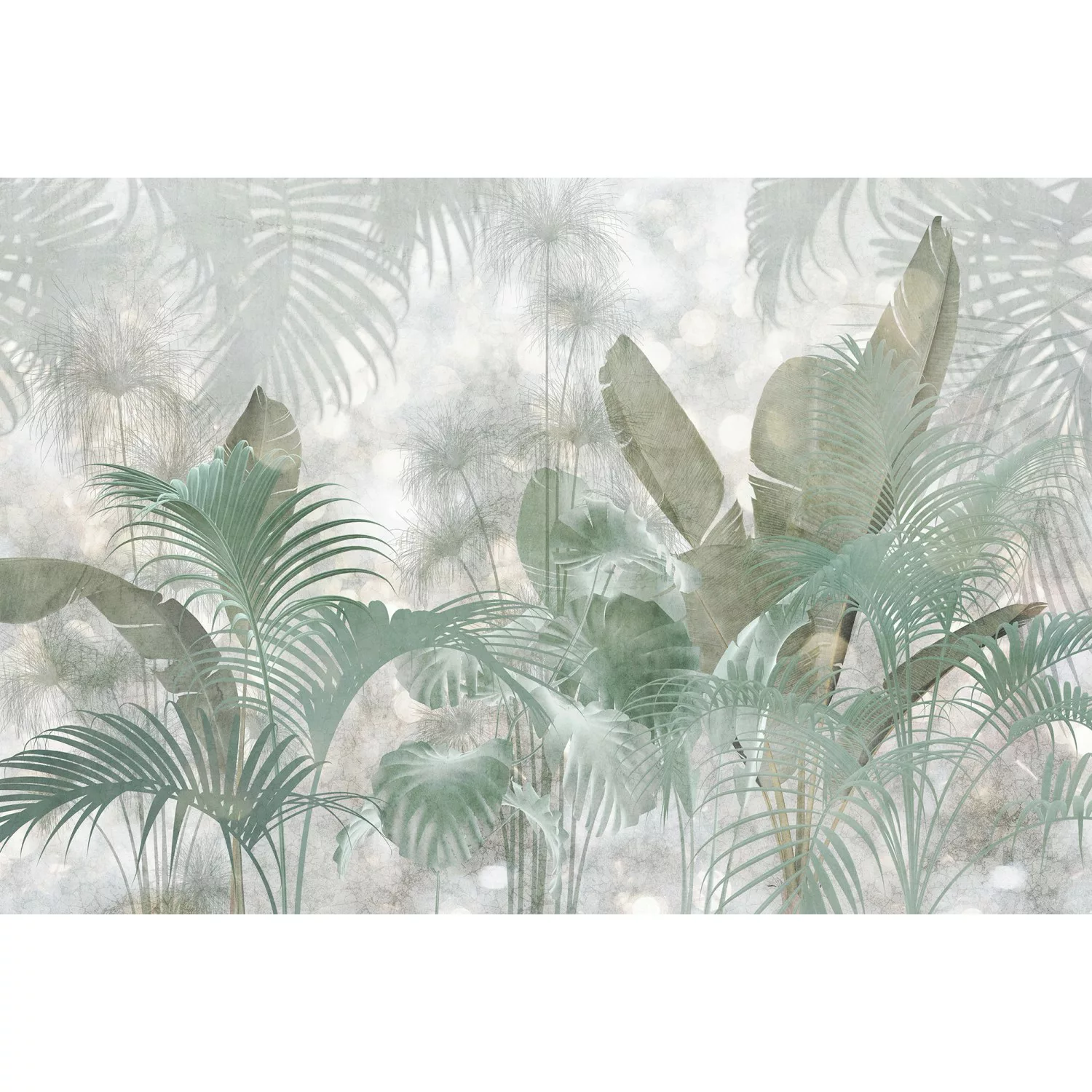 Komar Vliestapete »Paillettes Tropicales«, 368x248 cm (Breite x Höhe), inkl günstig online kaufen