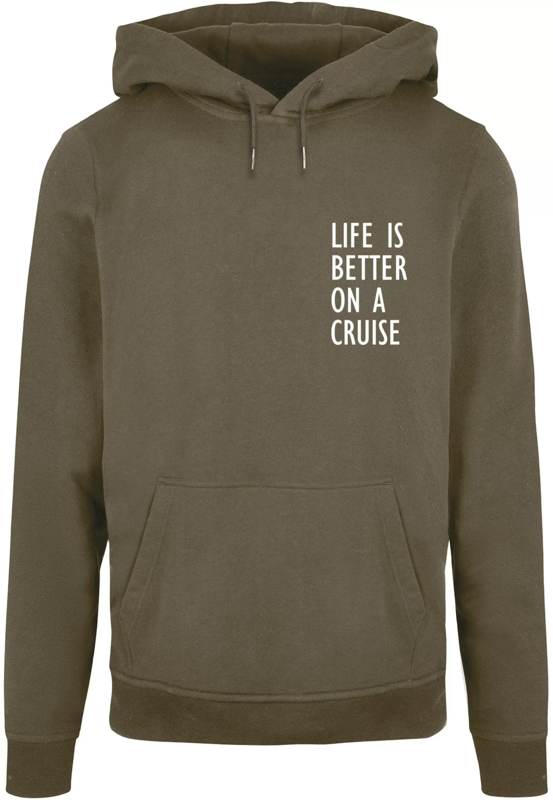 Merchcode Kapuzensweatshirt "Merchcode Herren Life Is Better Basic Hoody" günstig online kaufen