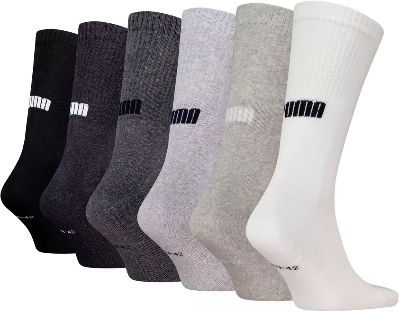 PUMA Sportsocken, (6er-Pack), mit Unterstützung des Fußbogens für bessere P günstig online kaufen