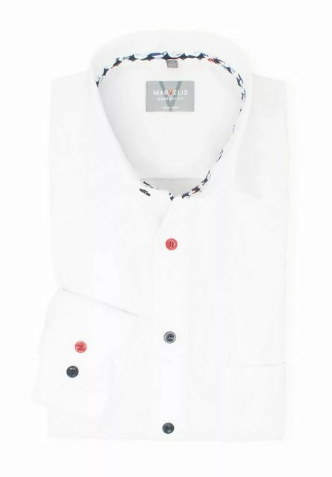 MARVELIS Businesshemd Businesshemd - Comfort Fit - Langarm - Einfarbig - We günstig online kaufen